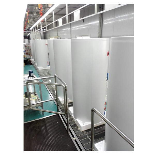 Blå absorberende høytrykk flat plate panel varmtvannsbereder 