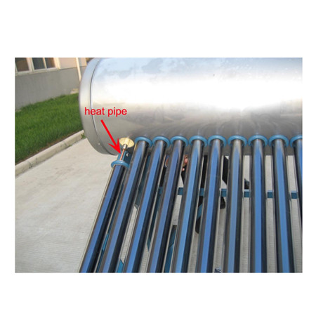 Rustfritt stål lavtrykks vakuumrør solvannssystem