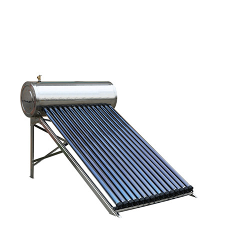 Varm salg 100L høykvalitets kompakt ikke-trykk solenergi varmtvanns solvarmer